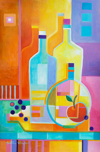 Wine and Fruits #6 von Marlina Vera, Malerei kaufen auf Singulart