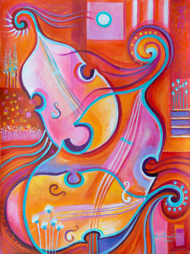 Strings Music and Passion by Marlina Vera, Work on Paper for Sale on Singulart