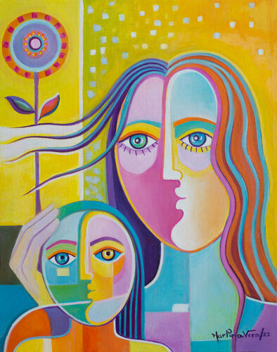 Mother #11 van Marlina Vera, Schilderij te koop op Singulart