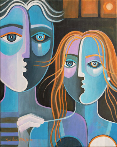 Couple # 17 van Marlina Vera, Schilderij te koop op Singulart