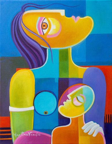 Mother #14 van Marlina Vera, Schilderij te koop op Singulart