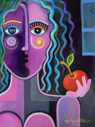 Pink Eve von Marlina Vera, Malerei kaufen auf Singulart