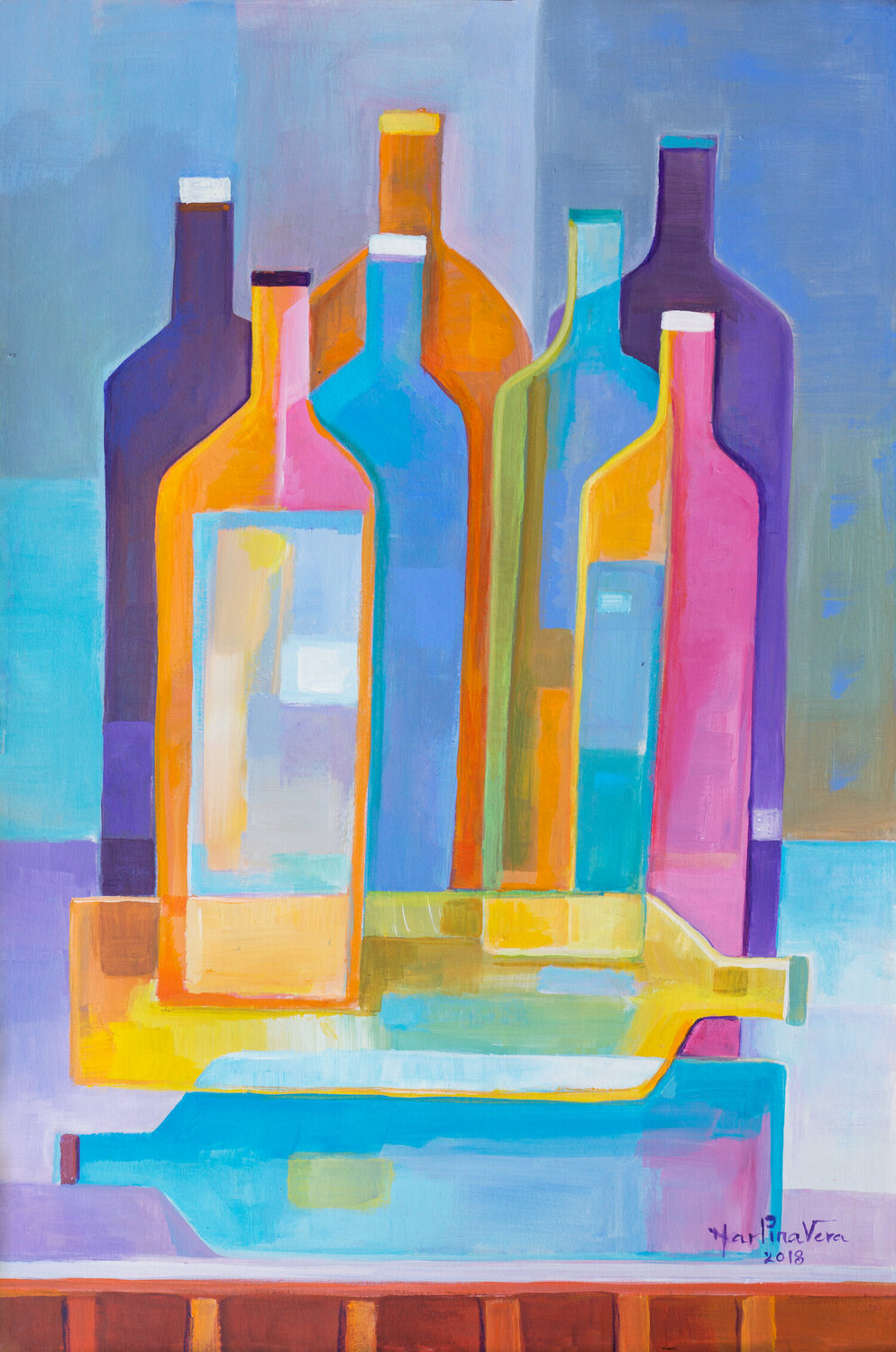 Cubist Wine # 11 Marlina Vera