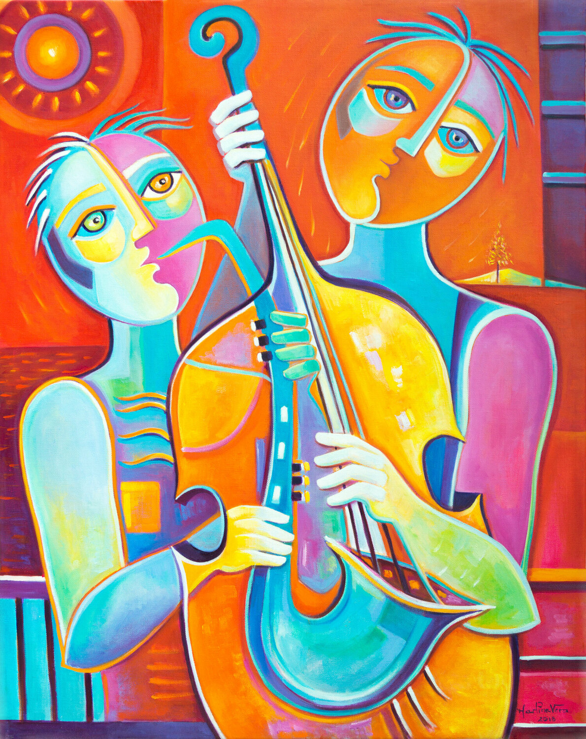 Two Musicians Marlina Vera