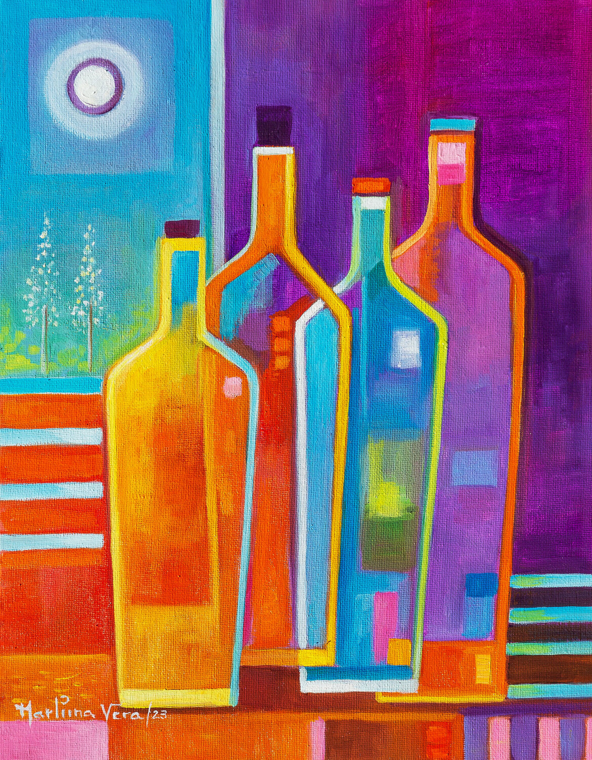 Cubist Wine # 21 Marlina Vera