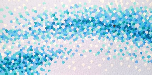 Summertime Blues van Julee Latimer, Schilderij te koop op Singulart