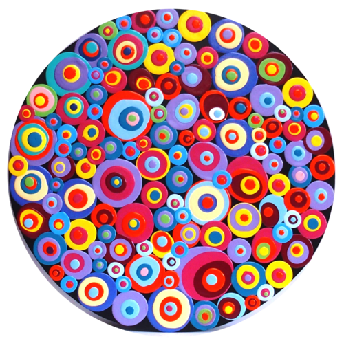Dolly Mixtures van Julee Latimer, Schilderij te koop op Singulart