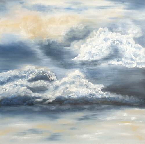 Cloud without Rain par Rina Ritzi, Peinture en vente sur Singulart