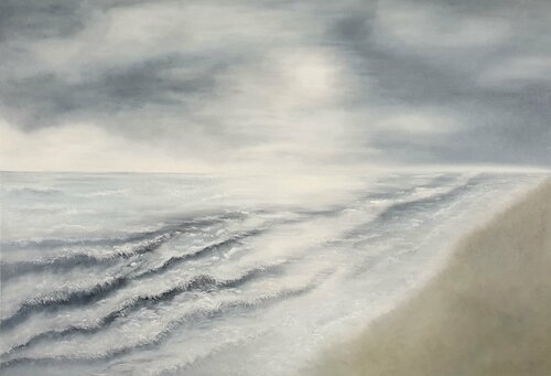 A Smooth Beach di Rina Ritzi, Pittura in vendita su Singulart