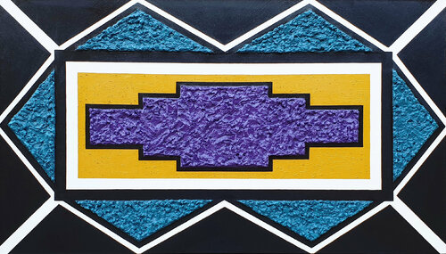 Ndebele Warrior par Rina Ritzi, Peinture en vente sur Singulart
