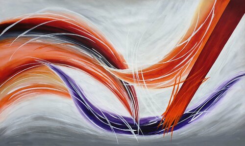 Fireflies par Rina Ritzi, Peinture en vente sur Singulart