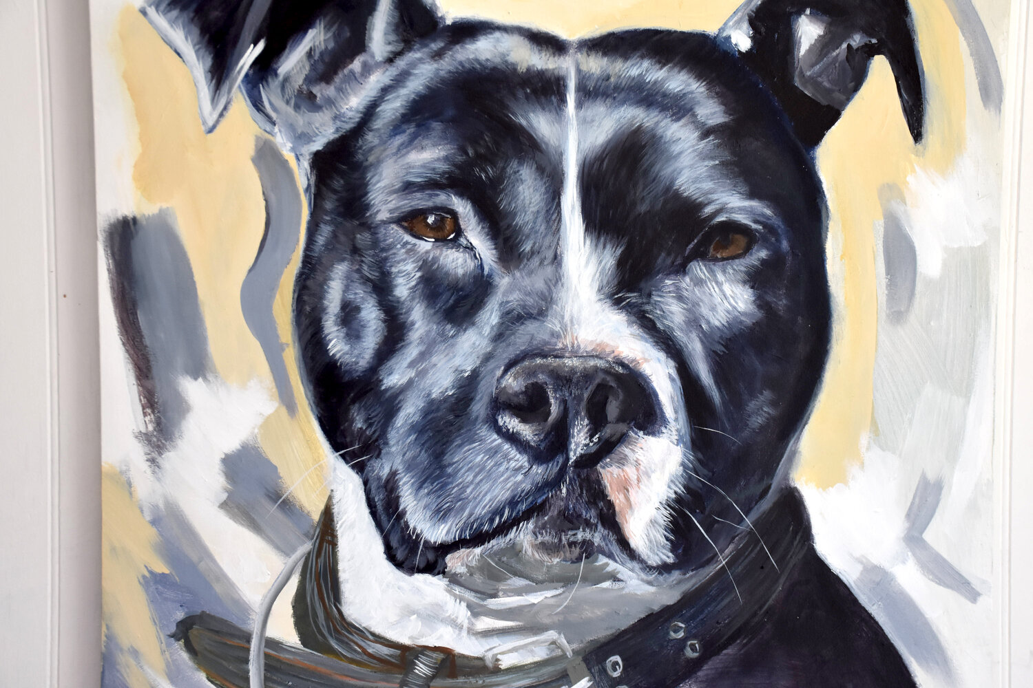 絵画 PITBULL 27x51cm 絵画 PITBULL 27x51cm 絵画 PITBULL