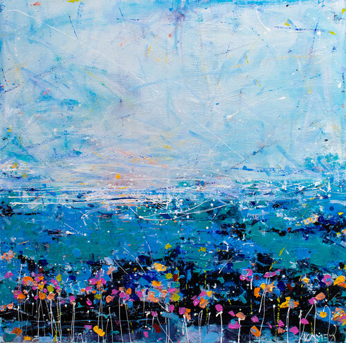 Sparkling Horizon by Kamen Trifonov, Painting for Sale on Singulart