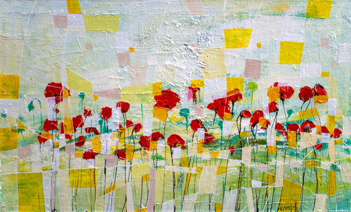 Morning Over The Meadow by Kamen Trifonov, Painting for Sale on Singulart