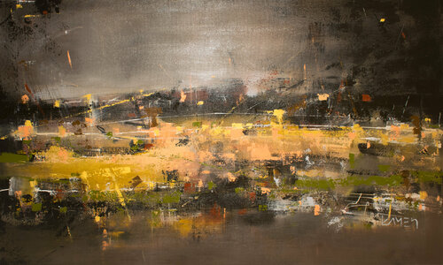 November Night by Kamen Trifonov, Painting for Sale on Singulart