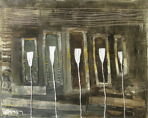 Ghost Flowers by Kamen Trifonov, Painting for Sale on Singulart