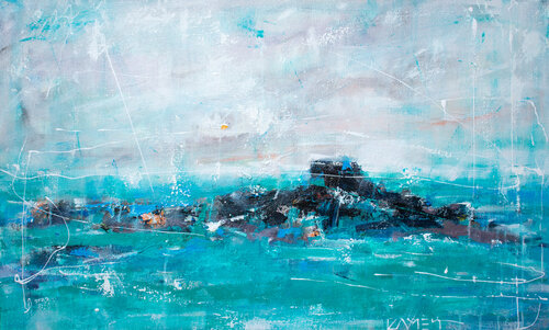 The Rock di Kamen Trifonov, Pittura in vendita su Singulart