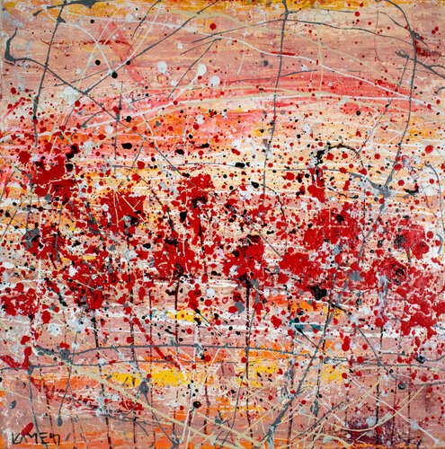 Poppies at Dusk 9 by Kamen Trifonov, Painting for Sale on Singulart
