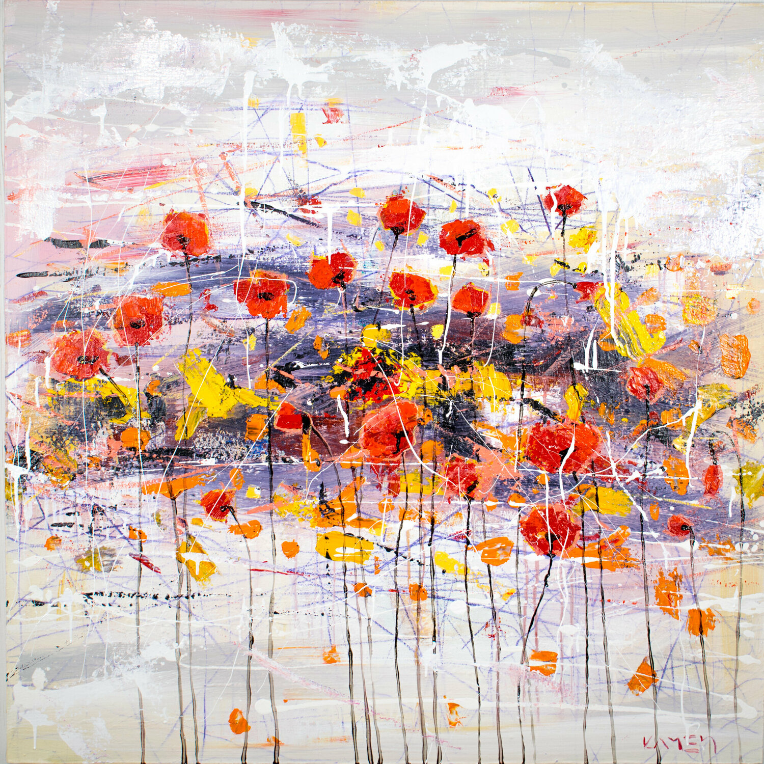 Poppies at Dusk 1 Kamen Trifonov