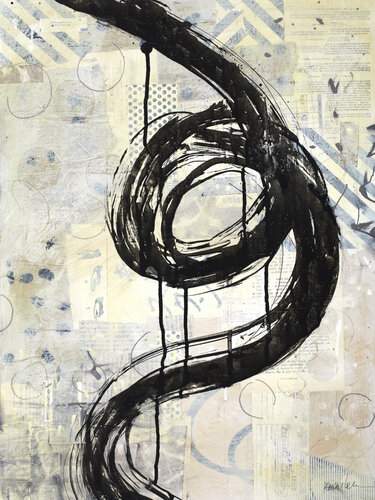 Brushstroke Medium 2 von Karen Lehrer, Malerei kaufen auf Singulart