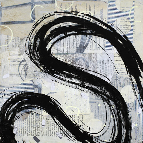 Brushstroke Small 3 van Karen Lehrer, Schilderij te koop op Singulart