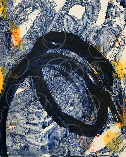 Undercurrent I van Karen Lehrer, Schilderij te koop op Singulart