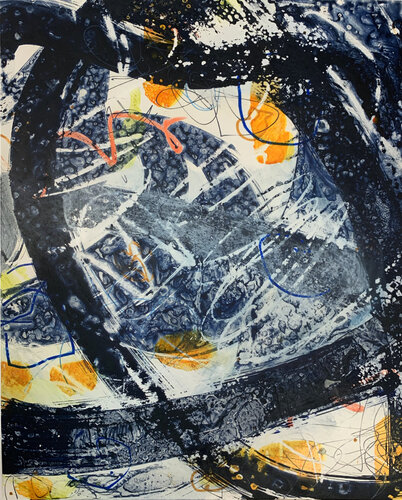 Undercurrent II von Karen Lehrer, Malerei kaufen auf Singulart