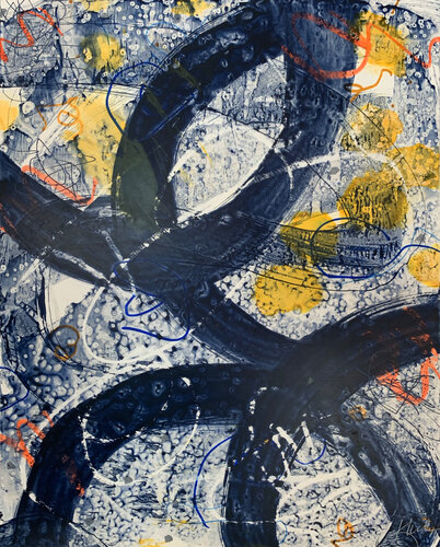 Undercurrent III van Karen Lehrer, Schilderij te koop op Singulart