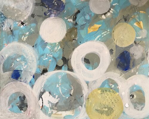 Bubbling van Karen Lehrer, Werk op papier te koop op Singulart