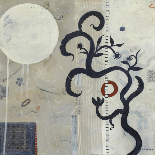 Super Moon Rise di Karen Lehrer, Pittura in vendita su Singulart