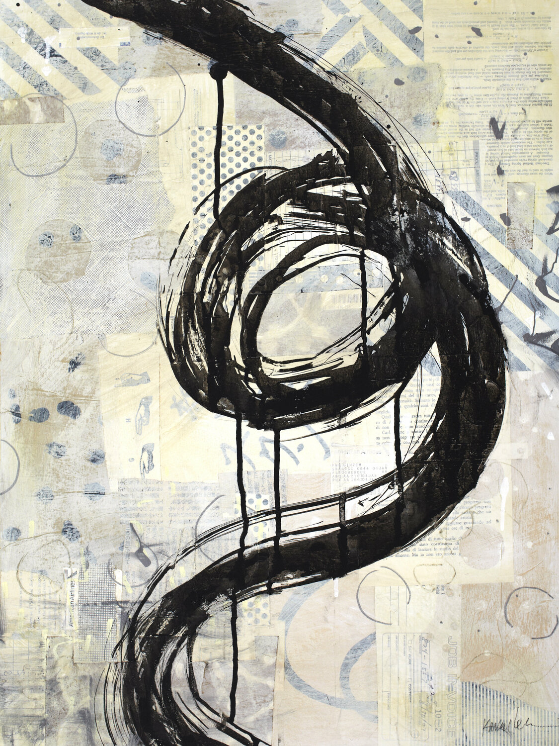 Brushstroke Medium 2 Karen Lehrer