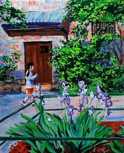 Spring Landscape 05. de Garry Arzumanyan, Pintura a la venta en Singulart