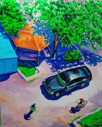 View from my Window 01 di Garry Arzumanyan, Pittura in vendita su Singulart