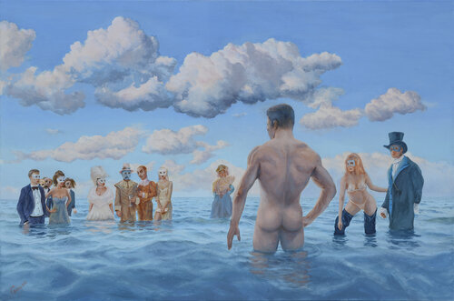 Masks 10 van Garry Arzumanyan, Schilderij te koop op Singulart