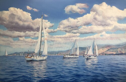 Seascape 30 by Garry Arzumanyan, Painting for Sale on Singulart