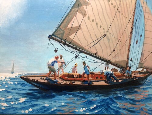Seascape 40 (sketch) by Garry Arzumanyan, Painting for Sale on Singulart