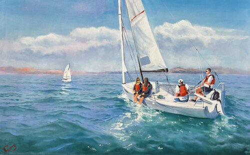 Wings of wind 02 by Garry Arzumanyan, Painting for Sale on Singulart