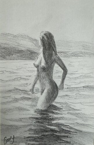 Nude 04 by Garry Arzumanyan, Drawing for Sale on Singulart