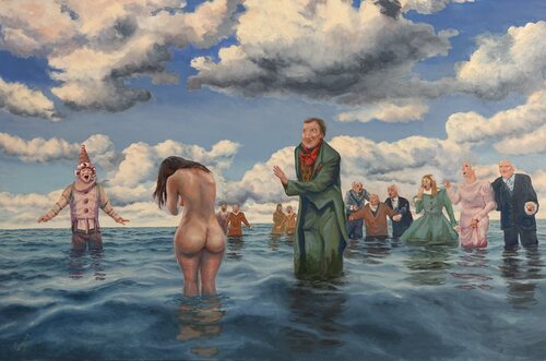 Heteroscedasticity 02 van Garry Arzumanyan, Schilderij te koop op Singulart