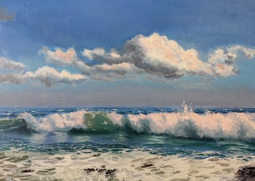 Wave 01 by Garry Arzumanyan, Painting for Sale on Singulart