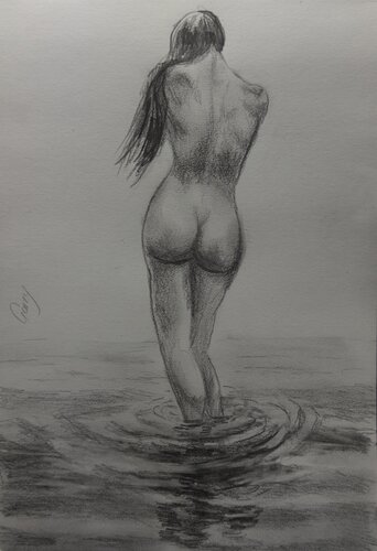 Nude 10 von Garry Arzumanyan, Zeichnungen kaufen auf Singulart