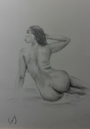 Nude 11 van Garry Arzumanyan, Tekening te koop op Singulart