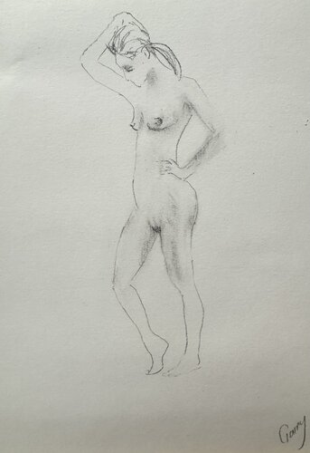 Nude 12 van Garry Arzumanyan, Tekening te koop op Singulart