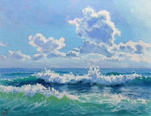 Wave 09 von Garry Arzumanyan, Malerei kaufen auf Singulart