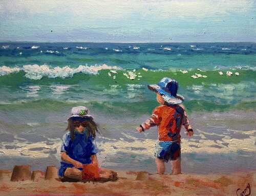The Beach 05 by Garry Arzumanyan, Painting for Sale on Singulart