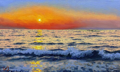 Sunset 09 by Garry Arzumanyan, Painting for Sale on Singulart