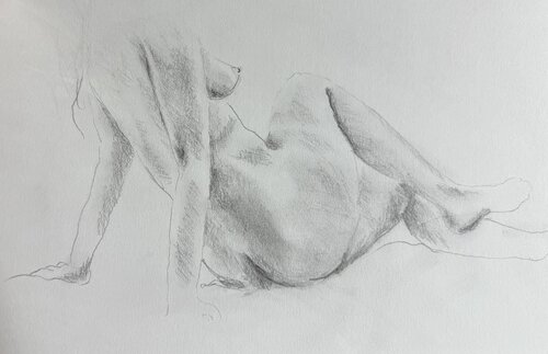 Nude 19 par Garry Arzumanyan, Dessin en vente sur Singulart
