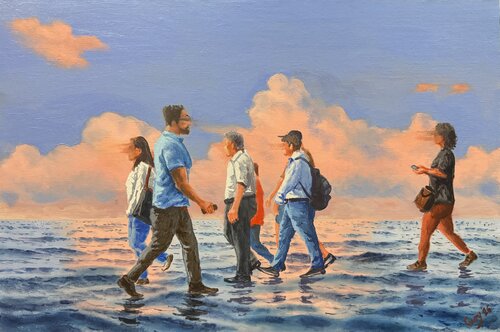 Crossing 04 van Garry Arzumanyan, Schilderij te koop op Singulart