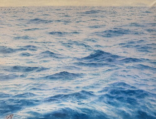 Wave language 01 by Garry Arzumanyan, Painting for Sale on Singulart