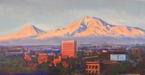 Cityscape di Garry Arzumanyan, Pittura in vendita su Singulart